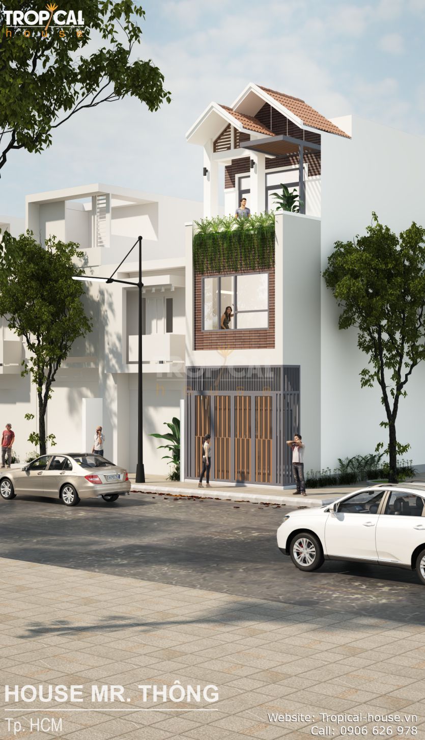 THIẾT KẾ NỘI THẤT NHÀ PHỐ ANH THÔNG 